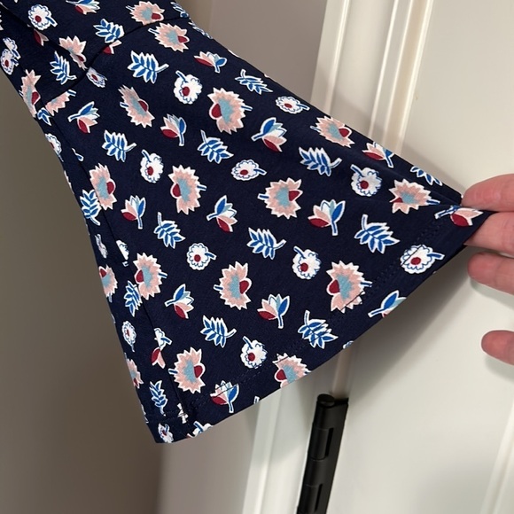 BODEN Navy Flower Press Miriam Tunic Dress Floral Sz 4 NEW - Picture 6 of 14